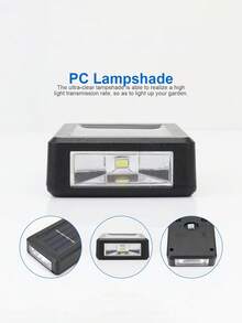 Luz de pared solar, ajustable hacia arriba y hacia abajo, iluminación exterior LED con sensor de luz solar, diseño semiempotrado, pantalla de plástico, alimentada por energía solar, batería recargable, lámpara de decoración nórdica moderna, adecuada para patio, garaje, porche, jardín - Blanco frío/Blanco cálido, regalo ideal para fiestas - Negro - Ver 10