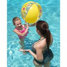 Turn Your Pool Or Beach Day Into A Real Water Party! Our Inflatable Water Balls Come With An Air Pump, Letting You Roll, Float And Play On The Water In The Most Thrilling Way. Featuring Fresh Fruit And Cactus Tropical Styles, This Is The Ultimate Toy For Fun And Unforgettable Memories. - Multicolor - View 4