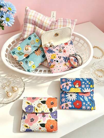 20/1 pieza Bolsa de joyería con estampado de cuero y botón a presión, bolsa de almacenamiento de joyas - Bolsa de regalo de lujo para aretes, collares, pulseras y anillos - Perfecta para organizar y separar, bolsa cuadrada de terciopelo con botón a presión, bolsa de terciopelo para joyas, bolsa de tela para regalo, regalo de caramelos, empaque para collares y pulseras, cuentas de joyería, regalo del Día de San Valentín