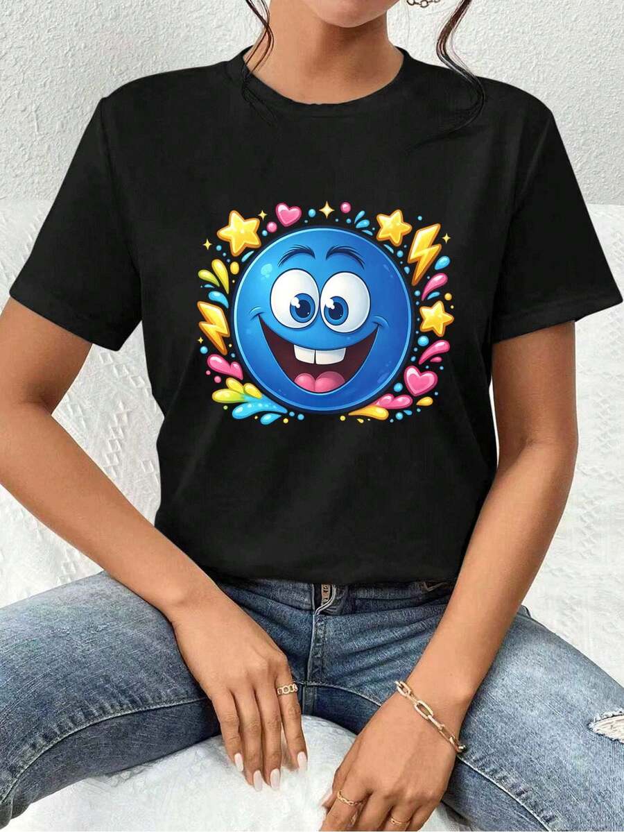 Women T-Shirts - Black - View 1