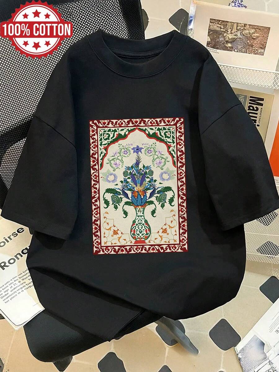 Women T-Shirts - Black - View 1