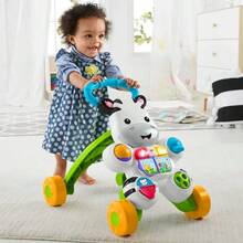 Cebra de Aprendizaje Andadera Interactiva 6m+, Segura y Divertida para Bebés - Blanco - Ver 8
