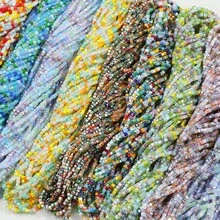 170顆混色方形水晶珠，適用於DIY珠寶製作、手工串珠、半成品材料配件 - 方塊珠 - 查看 3