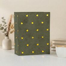 4x6 Photo Album - 100 Pockets Small Mini, Premium Cloth Cover With Gold Foil Heart Design, Portable Wallet Photo Album For Family Wedding Boys Girls - Multicolor - View 13