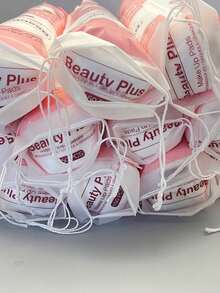 150/300 piezas Almohadillas de algodón redondas, 100% algodón puro almohadillas desmaquillantes sin pelusa por ambos lados, suaves y no irritantes, aptas para limpieza facial y ocular y desmaquillado - Blanco - Ver 2