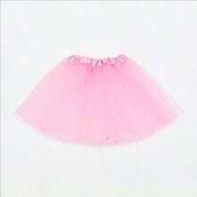1pc Solid Color Casual Mesh Chiffon Tulle Skirt, 30cm Length, Lightweight Semi-Sheer Puff Skirt, Suitable For Ballet, Dance, Stage Performance, Cosplay, Princess Dress - Multicolor - View 14