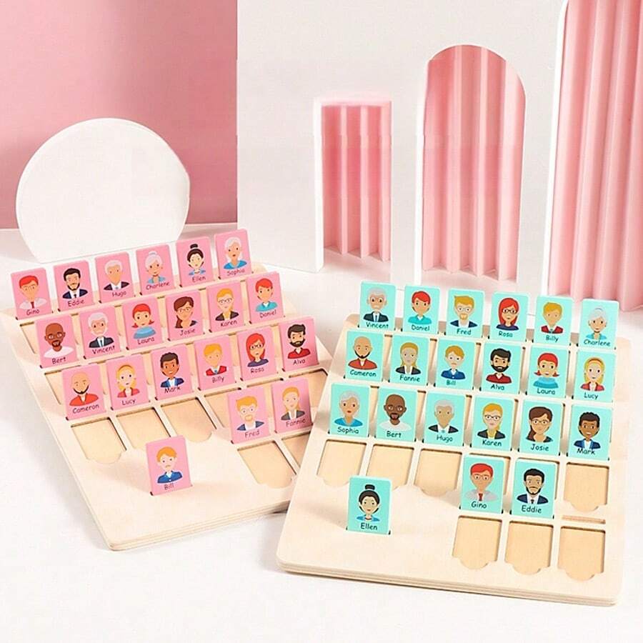 Children's Cognitive Matching Wooden Puzzle Toys, Early Education Intelligent Card Game, Educational Learning Tools