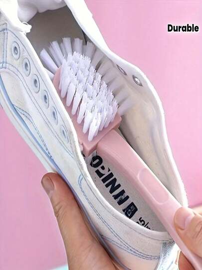 MultiAngle Shoe Brush, 5in1 Cleaning Brush, Durable Plastic Brush, Efficient Cleaning, Laundry Brush, Shoe Cleaner, Home Cleaning, MultiFunction, Stain Remover, Easy Grip, Manual Brush, Household Tool, Daily Use, Campus Essentials, Back To School, Graduation Gift, Student Use, Dormitory, School Life, Daily Cleaning