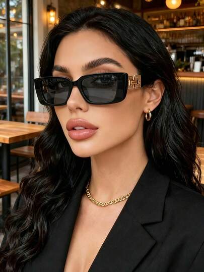 1 Pair Oversized Y2K Style Fashion , Suitable For Summer Beach Vintage, Beach Accessories, Dim Y2K Festivals, Summer Beach Vacation, Outdoor, Travel