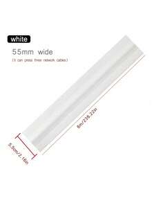 1 件 PVC 软线槽轨道，表面安装电缆整理器，墙壁电线管理隐藏器 - 彩色 - 查看 25