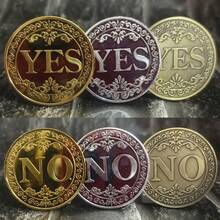 1pc Latest Bestselling - YES NO Decision Coin - Commemorative Coin - Lucky Coin - Commemorative Coin - Gold, Silver, Copper 3 Colors Decision Coin - Perfect Gift - Birthday Gift - Ideal Gift - Surprise Gift - Holiday Gift - Best Gift - Gift - Christmas Gift - Exquisite Gift For Game Enthusiasts - Multicolor - View 2