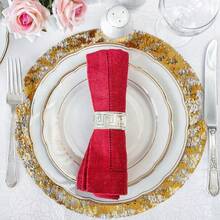 15/30/60/120 piezas Manteles individuales de malla de lámina metálica, aptos para fiestas de cumpleaños, vacaciones, bodas, cenas, barbacoas, comidas en interiores y exteriores, con aislamiento térmico y protección para la mesa, decoración del hogar y la cocina - Multicolor - Ver 6