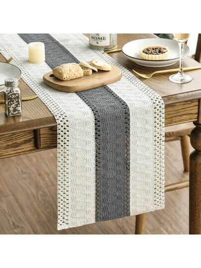 1 chiếc khăn trải bàn phong cách Bohemian, khăn trang trí bàn ăn gia đình, khăn trải bàn kiểu nông trại cổ điển, thích hợp cho phòng khách, các dịp lễ, quà tặng tiệc cưới.
