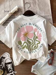 Women T-Shirts - [White] - View 2