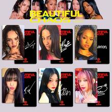 1pc Random 6pcs KATSEYE BEAUTIFUL CHAOS Postcards, EYEKONS Bonus Card - Multicolor - View 3