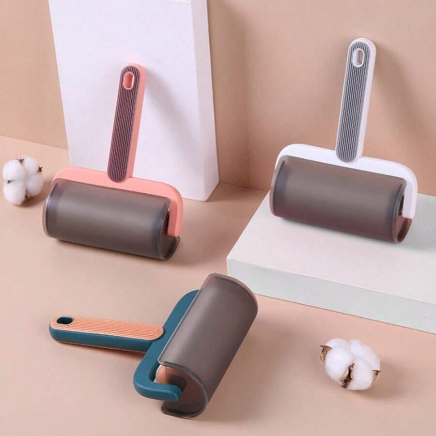 1pc New Sticky Lint Roller, Reusable Fuzz Remover Roller, Lint Brush, Lint Roller, Lint Remover Roller - Roller - View 1