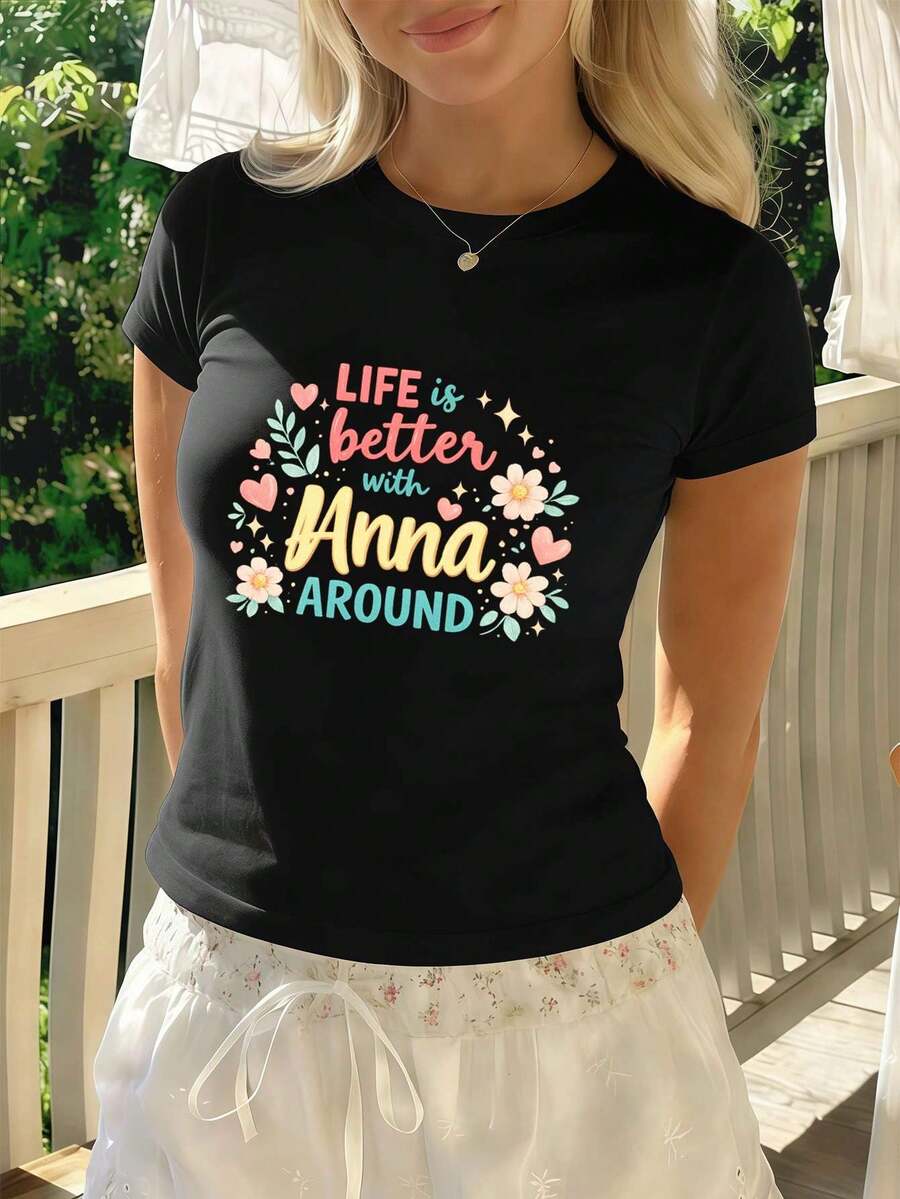 Women T-Shirts - Black - View 1