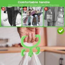 Free Shipping On 1 Piece Of Food Carrying Handle, Household Daily Use Food Bag Holder, Plastic Handle Card Holder, Effortless And Portable Plastic Food Carrying Handle, Shopping Bags, Grocery Bag - B - View 4