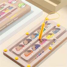 Tablero magnético de madera con números y colores, juguete de clasificación, conteo y emparejamiento de colores para niños de 3+ años - Multicolor - Ver 5
