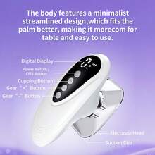 YTWO EMS Microcurrent Body Shaping Device, Fat Burning Massage Instrument, Slimming Body Massager, 4-In-1 Multifunctional Electrotherapy Massager For Skin Lifting, Fat Reduction And Essence Infusion, 1800mAh Battery - Multicolor - View 5