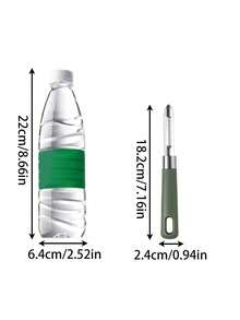 1/2 Stücke Edelstahl Obst- & Gemüseschäler, Apfelschäler, Kartoffelschäler, Gemüseschäler, Gurkenschneider, Multifunktions-Gemüseschneider, Melonenschneider, Multifunktions-Melonenschneider, Kartoffel-Verarbeitungswerkzeug, Küchen-Bohnen-Karotten-Zerkleinerer, Küchenhelfer, Multifunktions-Schaber, Nützlicher Küchenassistent - Verschiedenfarbig - Übersicht 8