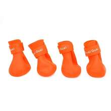 Pet Shoes Cute Pet Dog Shoes Rainproof Puppy Boots Non-Slip Dog Shoes Christmas Gift - 紫羅蘭 - 查看 4