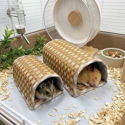 Tấm lót cỏ tự nhiên thích hợp cho chuột hamster - Tấm lót mát mẻ cho thời tiết nóng, giúp chuột hamster luôn mát mẻ trong mùa hè.