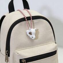 1 pieza Colgante de calavera de dinosaurio impreso en 3D, accesorio de llavero para mochila, nuevo diseño - Multicolor - Ver 3