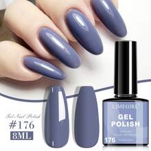 LIMEGIRL 6PCS Blue Gray Gel Nail Polish Set, All Season Classic Soak Off UV LED Gel Polish Kit For Home & Salon - Multicolor - View 13