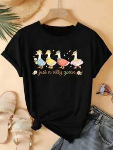 Women T-Shirts - Black - View 2