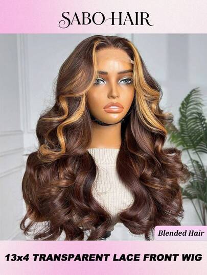 Tóc giả ren phía trước kiểu sóng thân 30 inch (13x4 13x6), tóc thật 200%, đường chân tóc đã được tỉa sẵn, ren trong suốt HD, không rụng tóc, màu vàng mật ong highlight, phù hợp cho sử dụng hàng ngày, tiệc tùng, đám cưới, sinh nhật. Tuổi thọ gấp ba lần.
