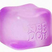 Nice Sensory Squeeze Stiffen Cube Shape Sensory Toys - Squeeze, Press, Pull Sensory Toys - Stress Release Toys, Autism Stress Relief Toys, Party Favors & Holiday Gifts, Incredible Birthday Gifts, Fun Party Favors,Halloween Gift Preferences - Baby Pink - View 4