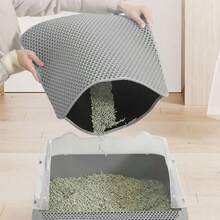 貓玩具 魔幻風琴貓抓板 緊湊型貓咪手風琴玩具 互動式紙板貓抓墊玩具 附鈴球 適合室內運動 - 銀色 - 查看 7