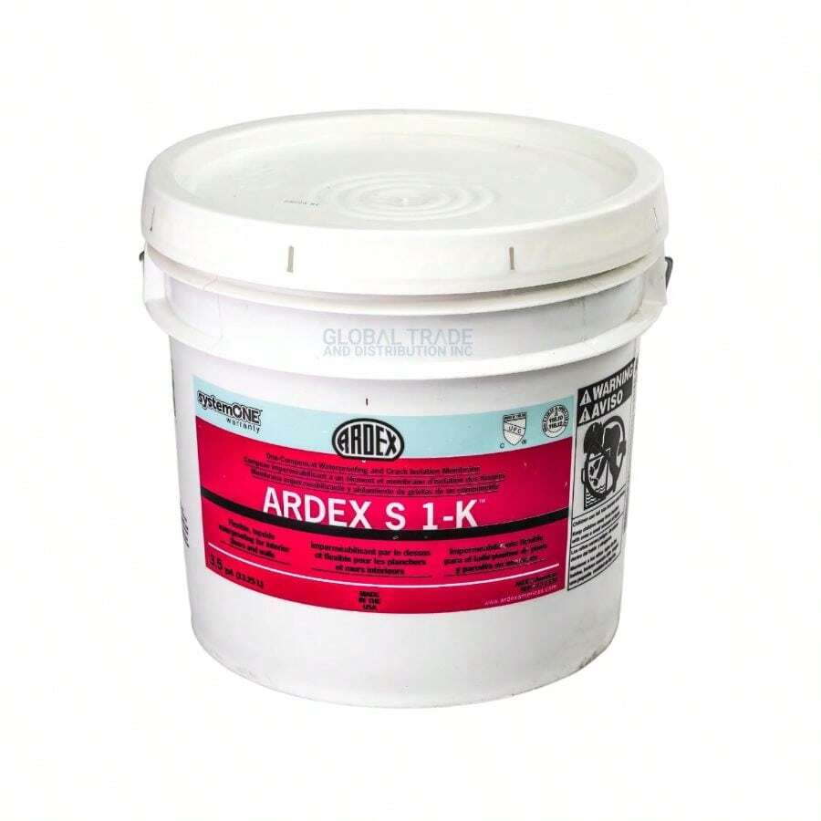 New S 1-K, Single-Component, Flexible, Waterproofing And Crack Isolation, Premixed, Load-Bearing, Liquid Membrane, Compound For Interior Floors And Walls, Flooring Underlayment, 3.5 Gal Pail - Default - View 1