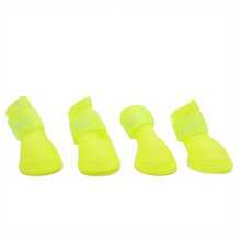 Pet Shoes Cute Pet Dog Shoes Rainproof Puppy Boots Non-Slip Dog Shoes Christmas Gift - Blue - View 13