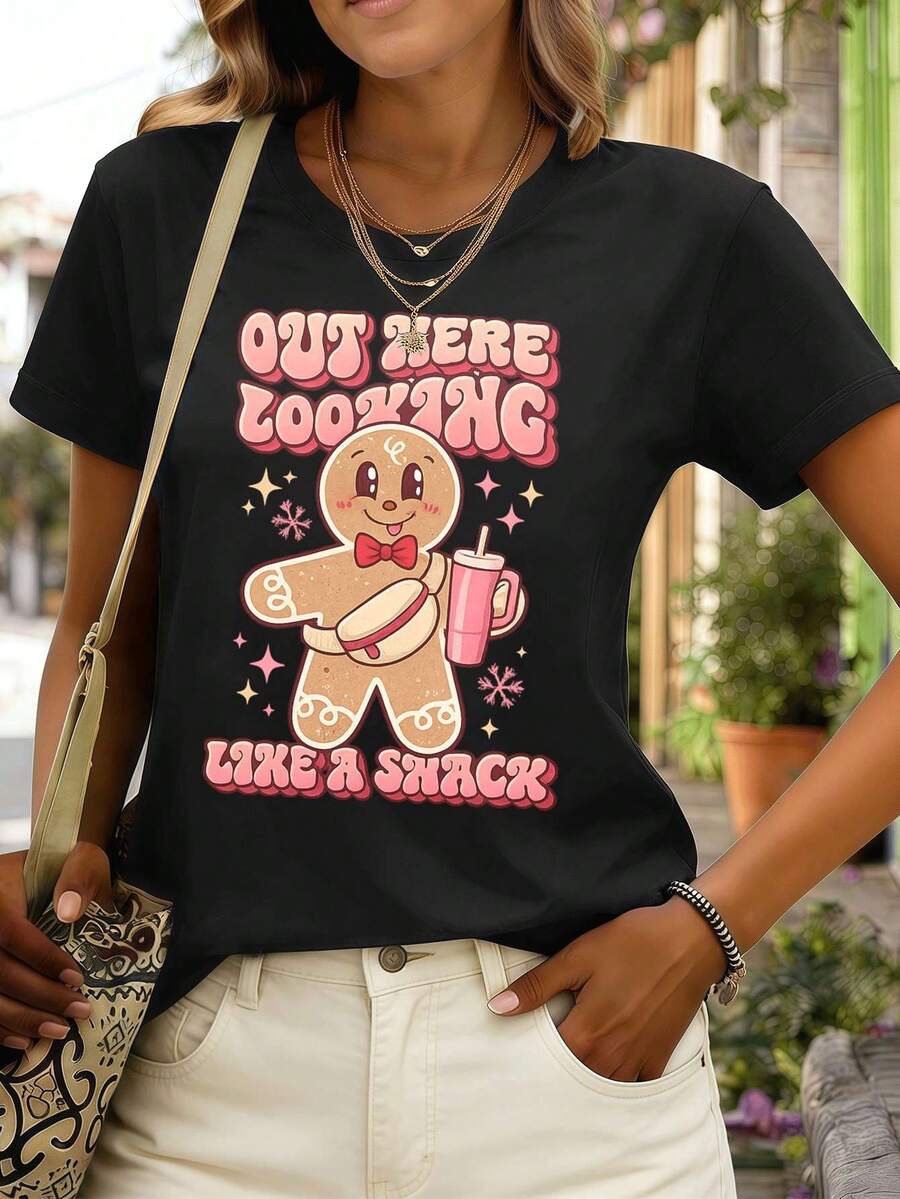 Women T-Shirts - Black - View 1