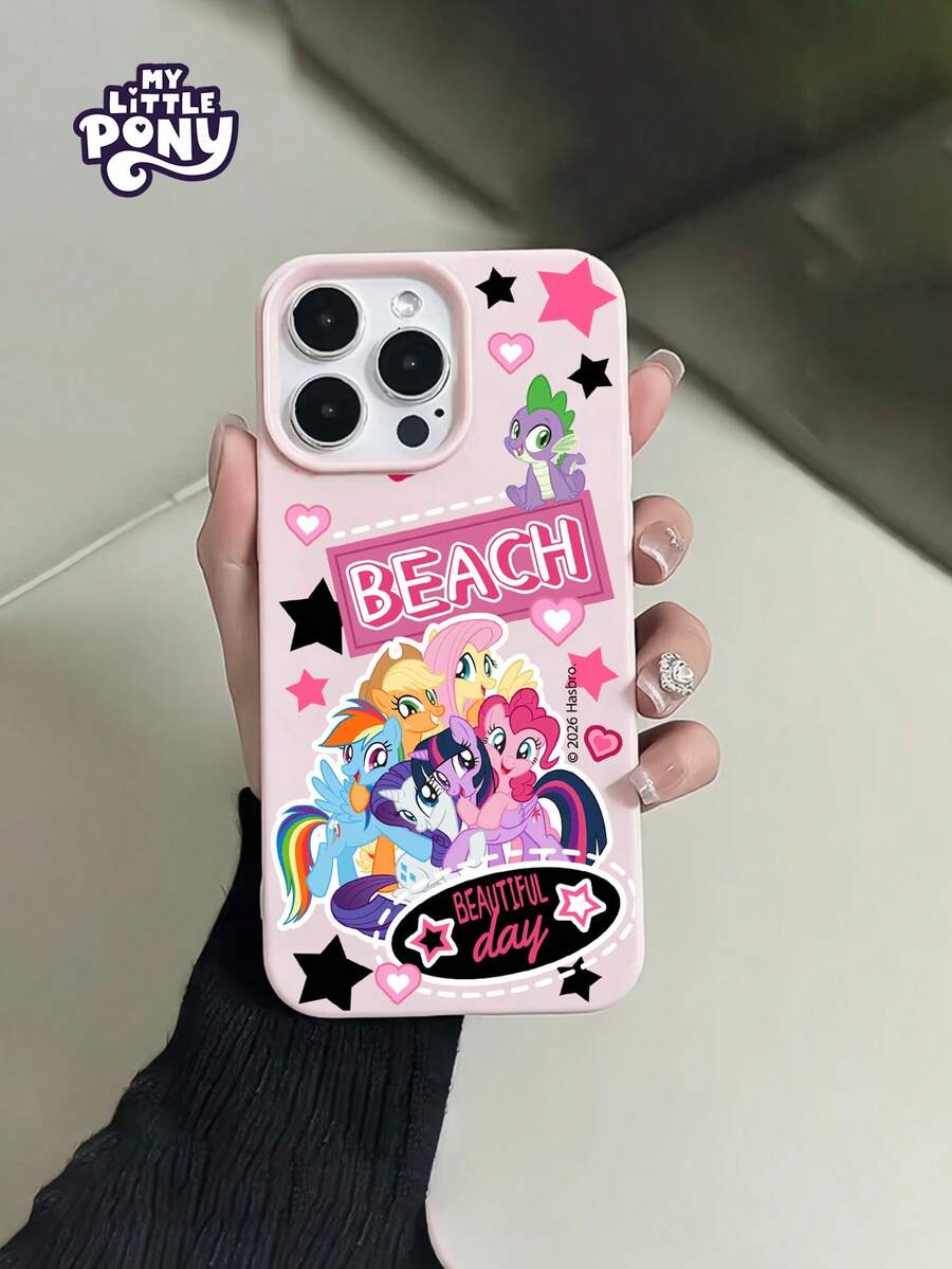 MY LITTLE PONY Ốp điện thoại hoạt hình nữ tính chính hãng, quà tặng ngày lễ, đóng hộp, tương thích với Apple iPhone 17, 17 Air, 17 Pro, 17 Pro Max, 11, 12, 13, 14, 15, 16 Pro, 16 Pro Max, 14 Plus, 15 Plus, 16 Plus, 15 Pro Max, 16 Pro, 16 Pro Max - Nhiều màu - Xem 1