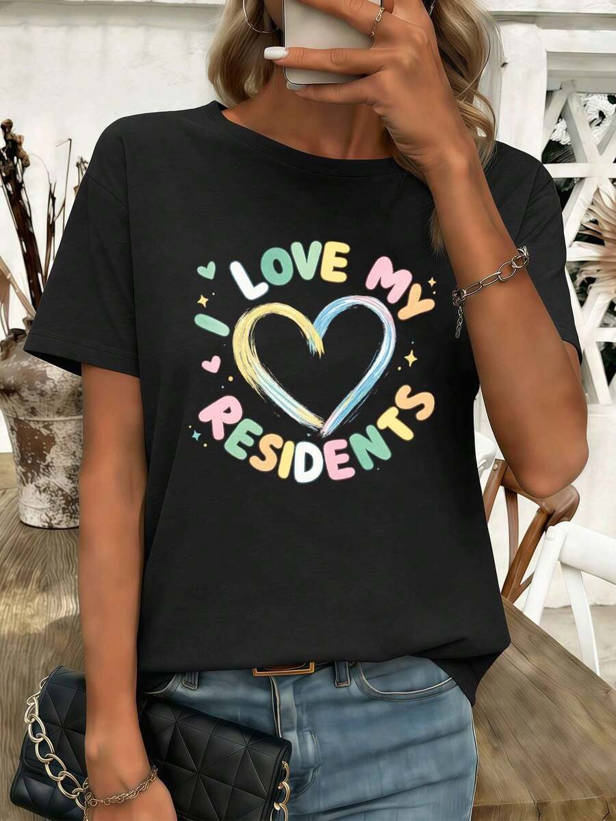 Women T-Shirts - Black - View 1