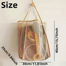 Large Mesh Beach Bag – Lightweight Summer Tote For Travel And Outdoor Use - A - 查看 9