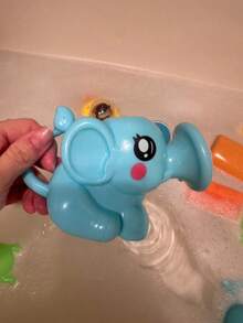 Mainan Semprot Air Berbentuk Gajah, Mainan Mandi Anak, Mainan untuk Acara Mandi Bayi, Tersedia 4 Warna Lucu - MultiWarna - View 7