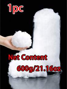 1包高品质聚酯纤维填充物，白色优质填充材料，适用于DIY和填充，白色聚酯纤维填充物，丝纤维，毛绒娃娃棉，优质PP棉，丝棉，低致敏聚酯纤维填充物，乔迁礼物，高弹填充棉，大容量，柔软蓬松，高弹高品质聚酯纤维填充物，超细羽绒面料，真空压缩丝棉混纺 - 填充棉 - 查看 18