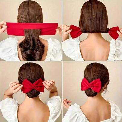 1 Pcs Stylish Hair Curlers Designed For Women - Perfect For Creating Versatile Buns And Crowns, Enhancing Curls, Unscented, Heat-Resistant, Suitable For Both Fine And Thick Hair, Ideal For Daily Use And Special Events O40H