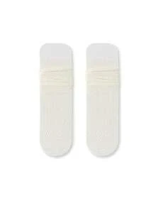 1/2/4双装女士薄款蕾丝网眼无缝芭蕾舞长袜，夏季 - 彩色 - 查看 17