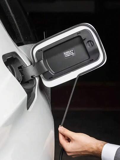 Junta de sellado para tapa de tanque de combustible de automóvil, anillo de sellado universal para cubierta de puerto de carga - Junta de goma en forma de D para tapa de combustible de automóvil y puerto de carga de vehículo eléctrico - Autoadhesivo, a prueba de polvo y agua, evita el ingreso de residuos y el envejecimiento, ajuste universal para la mayoría de los vehículos