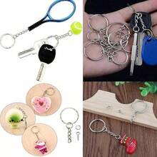 100-Piece Keychain Making Tool Kit, Complete Set Includes 50 Stainless Steel Keychains & 50 Jump Rings, DIY Pendant Chains With Double-Layer Large Round Rings, Creative Keychain Accessories - Multicolor - View 8