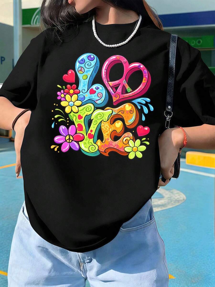 Women T-Shirts - Black - View 1