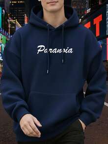 Moletom Estampado Cruz Tudo Vai Tudo E Fase Capuz Bolso Flanelado Unissex Premium Macio Estilo Top - Azul Marinho - Visão 2