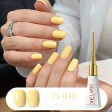 XEIJAYI 1pc 10ml, 60-Color Solid Gel Nail Polish For Choose, UV/LED Compatible Nail Art Gel Polish, For Salon And Home DIY Manicure - Multicolor - View 20
