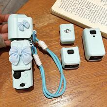 TPU Soft Protective Case For Pocket 3, Dopamine Color Series With Bowknot, Lanyard, Anti-Drop And Anti-Scratch - View 3