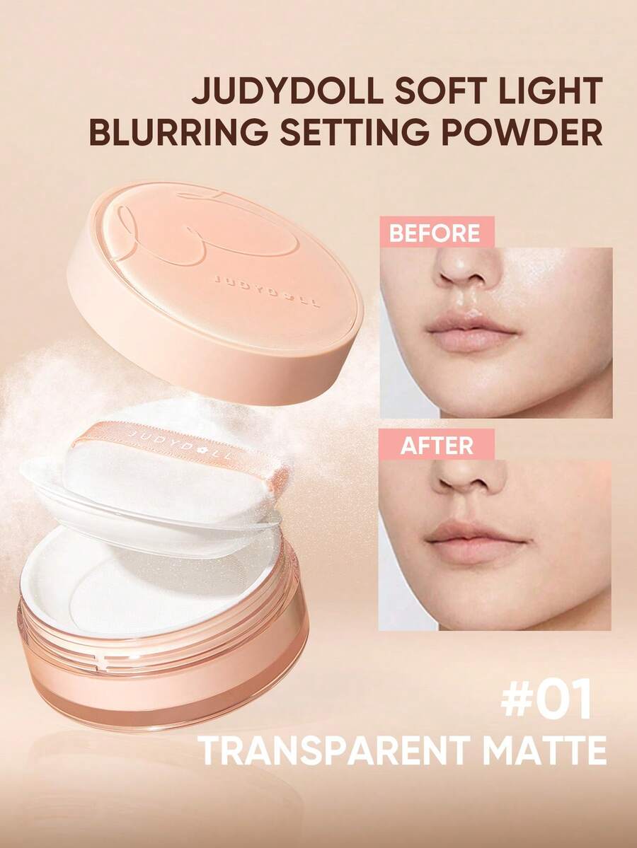 Polvo fijador de enfoque suave - Polvos mate suaves de brote de naranja, control de grasa, larga duración, sin apelmazamiento, traslúcido, apto para uso personal, regalo, citas, fiestas, principiantes, productos de nicho, sorpresas, nuevos lanzamientos, único, regalos para amigos, novias, artículos esenciales para bodas, invitados de bodas, fiestas de solteros, maquillaje natural de campus, maquillaje dulce, maquillaje de brillo saludable, maquillaje de citas - Blanco - Ver 1
